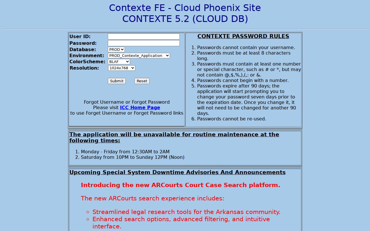 Independence County court calendar Contexte reports portal