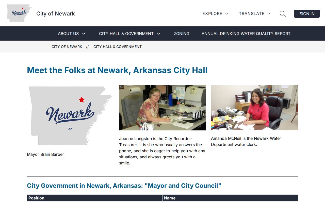 Newark court docket distinction from Newark Arkansas City Hall